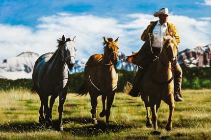 Hannes Schmid’s Cowboy Paintings at Antiquorum Auction